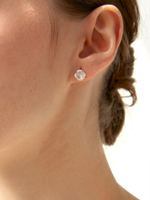 Clear earring