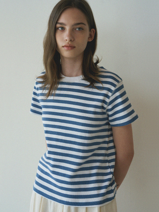 Timothy Stripe T-shirt (Blue)
