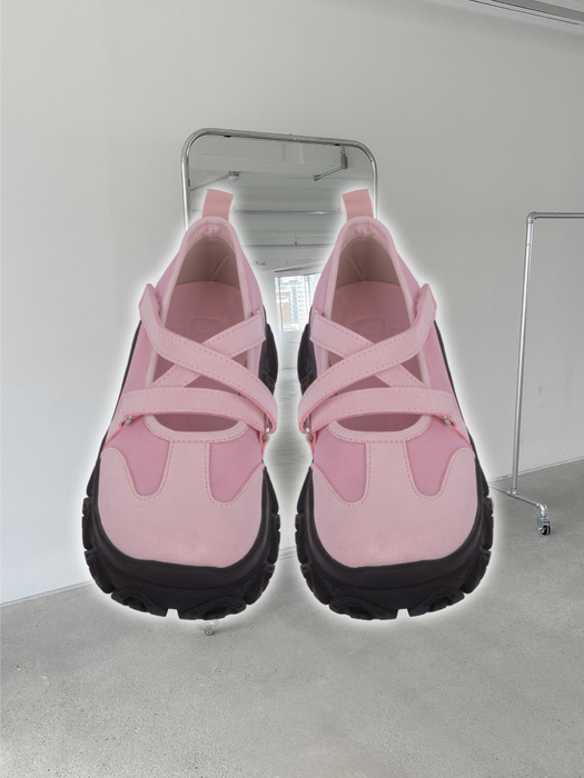 X strap maryjane sneakers (3colors)