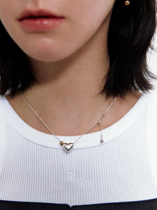 Love mini drop necklace (2 colors)
