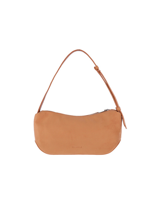 groove middle bag - suede camel