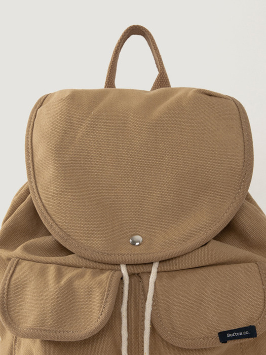 Canvas Backpack Beige