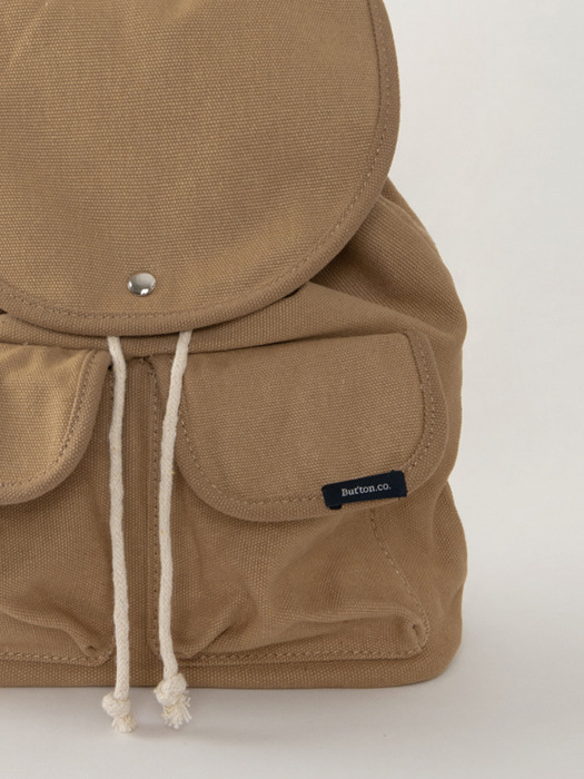 Canvas Backpack Beige