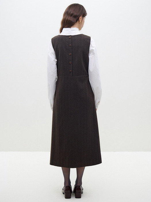 WD_Round woolen vest dress