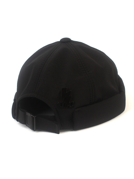 Shiny Black Watch Cap 와치캡