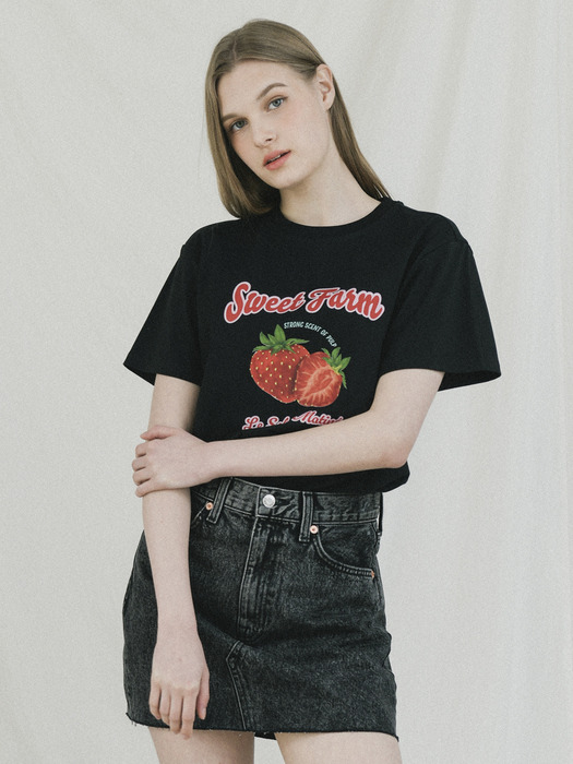 Sweety Farm T-Shirts [BLACK]