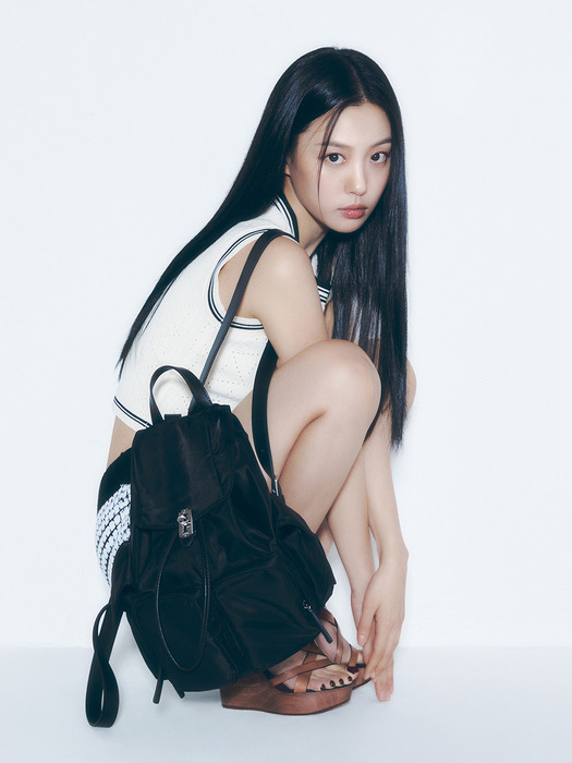 [고민시 PICK] Hey Double Pocket Backpack M (헤이 더블 포켓 백팩 미듐)_5colors