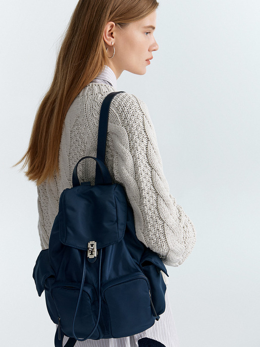 Hey Double Pocket Backpack M (헤이 더블 포켓 백팩 미듐)_4colors