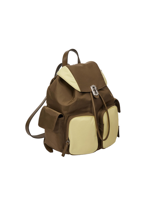 Hey Double Pocket Backpack M (헤이 더블 포켓 백팩 미듐)_4colors