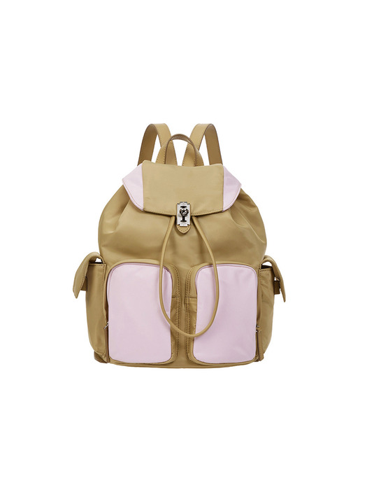 Hey Double Pocket Backpack M (헤이 더블 포켓 백팩 미듐)_4colors