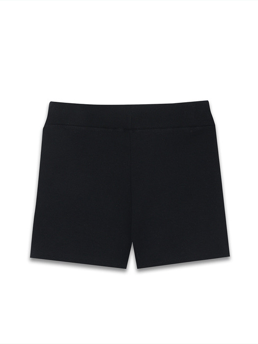 UNION JACK RIBBED SHORTS BLACK