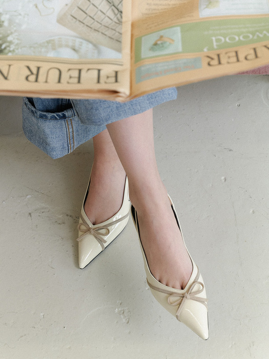 Pin Cross-Ribbon Slingback_4 Colors