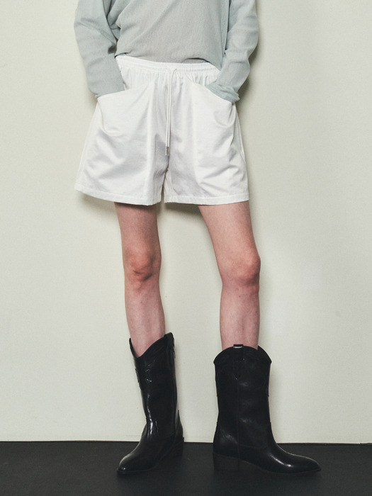 Big Pocket Shorts_CTB525(White)