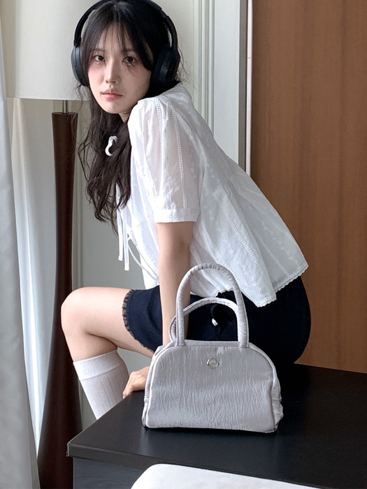 S Metallic Volume Tote Bag_3colors