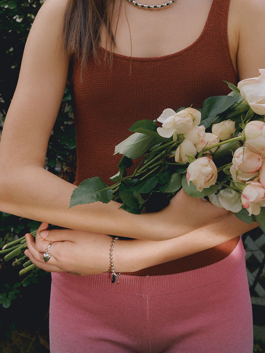 Rose Ball Chain Bracelet_VH2435BR001M