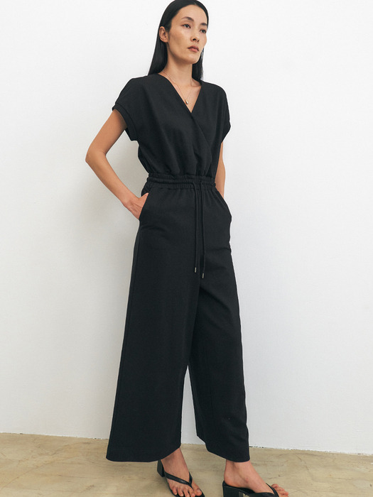 [HACIE X ITALY] COTTON BLENDED JUMPSUIT [3COLORS]