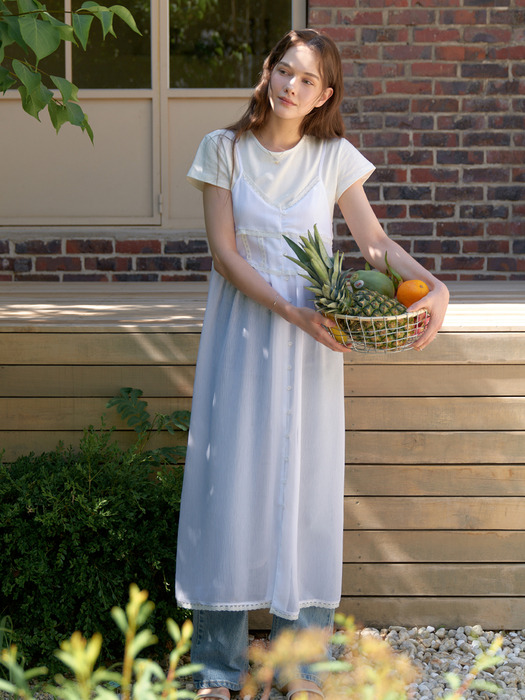 Dessert layered dress (ivory)