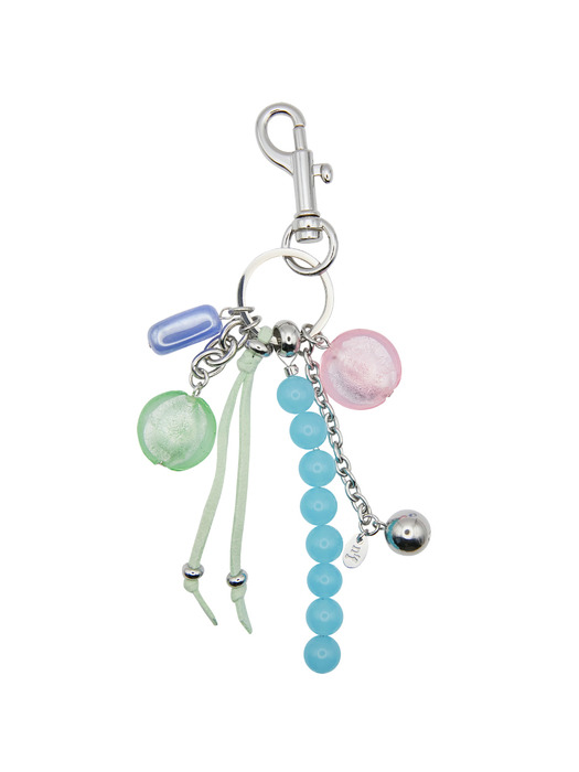 candy pop keyring-silver