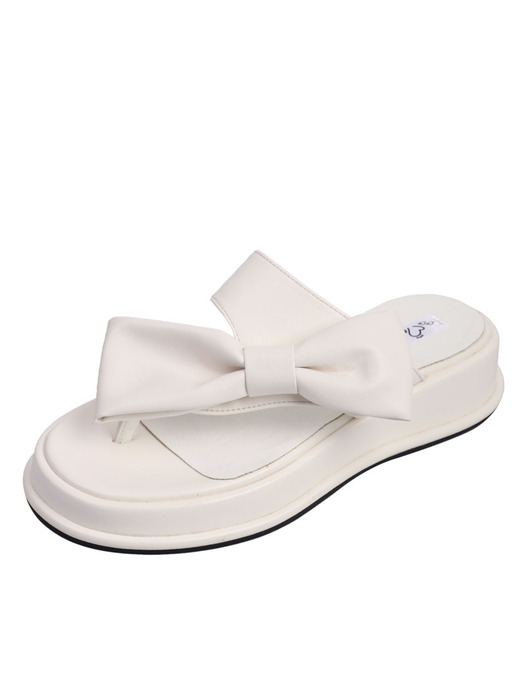 Fairy  Ribbon Summr 4cm sandal _ IVORY