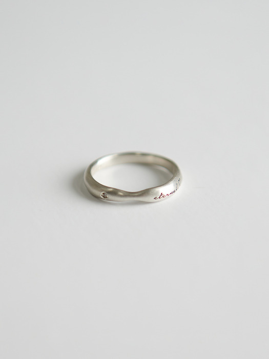 Melting simple Ring.1(각인+다이아세팅)