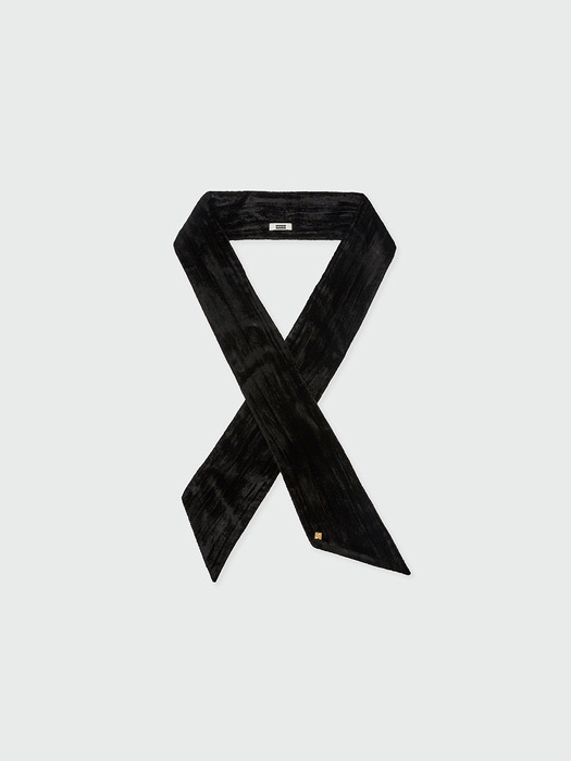 ZUIE Textured Scarf - Black