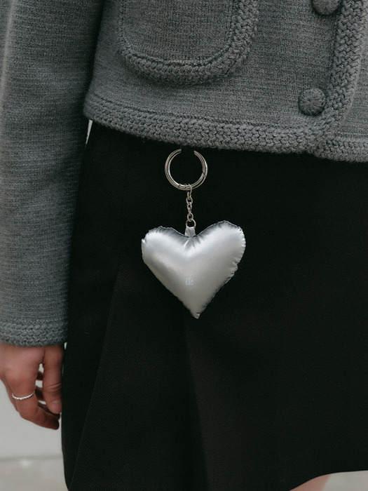 지미 패디드 하트 키링 / JIMMY PADDED HEART KEYRING_3colors