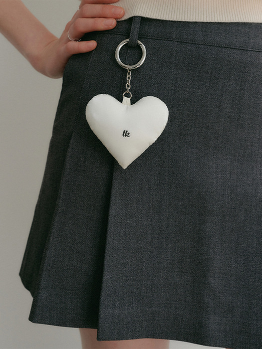 지미 패디드 하트 키링 / JIMMY PADDED HEART KEYRING_3colors