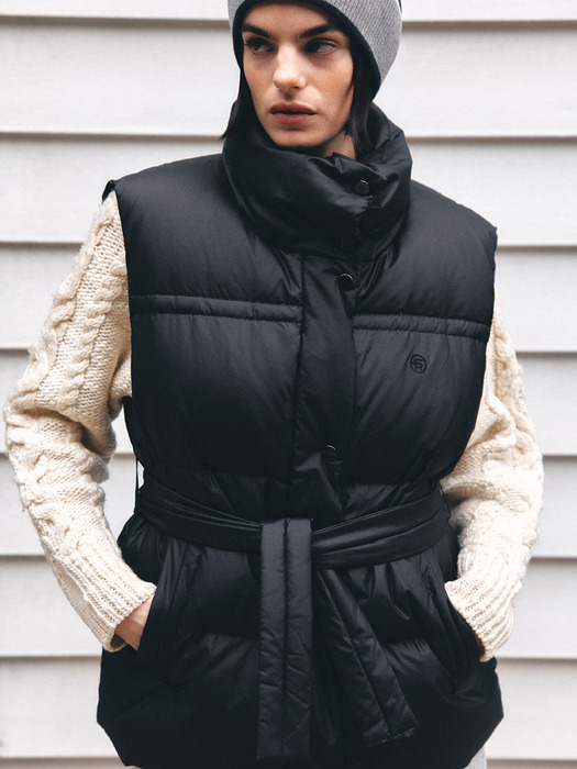 Belted Down Vest