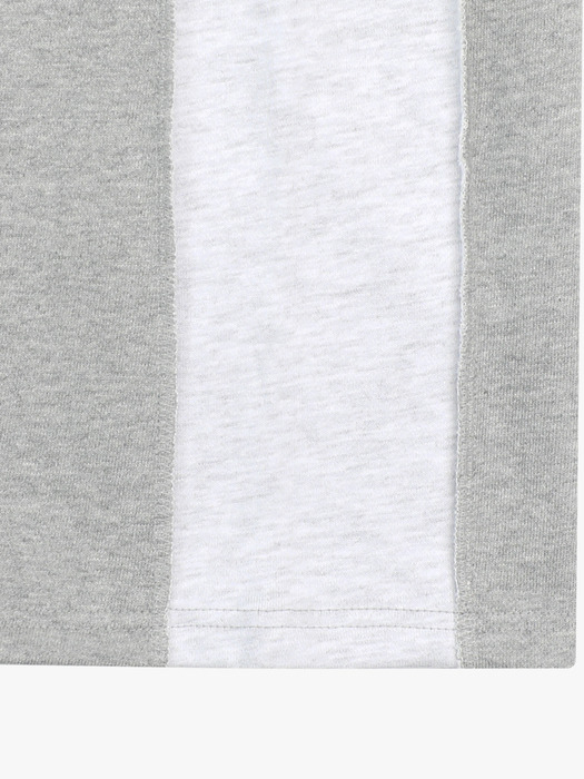 Wide-coloured track pants Gray