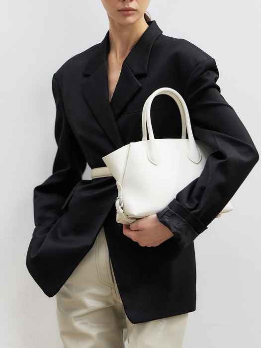 [샘디PICK] TYE TOTE BAG (WHITE)