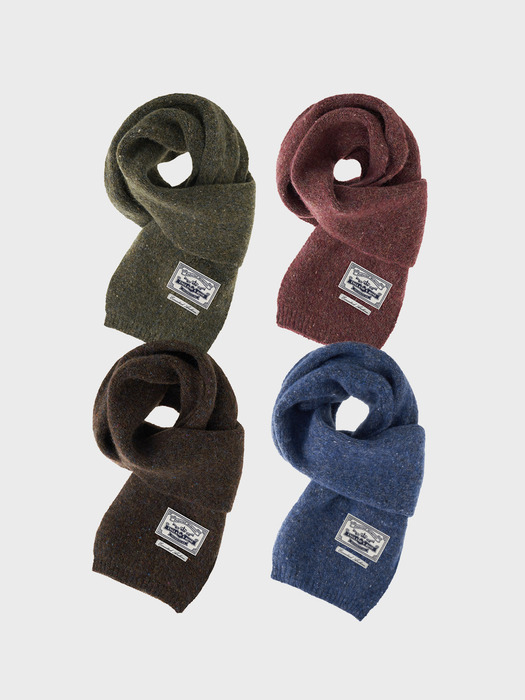 Color Blend Knit Muffler - 4Color