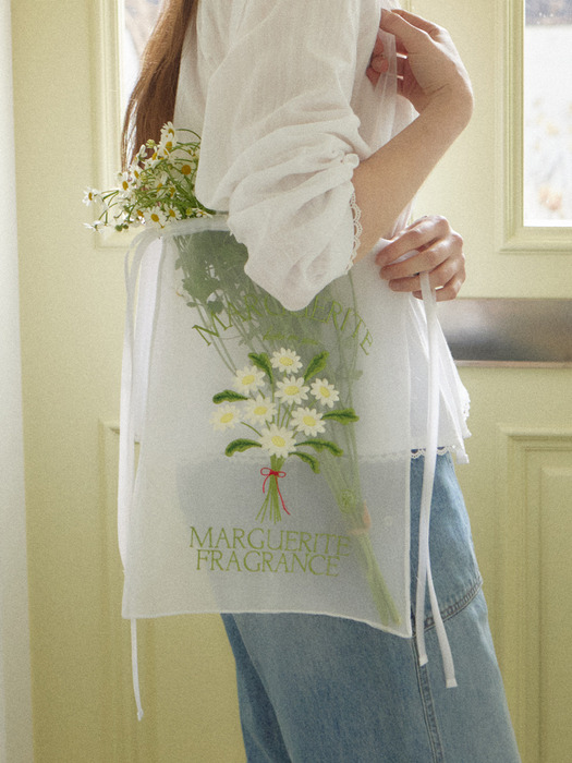 Margaret Organza Bag - Ivory