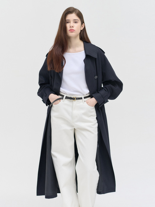 25SN double trench coat [NA/ST]