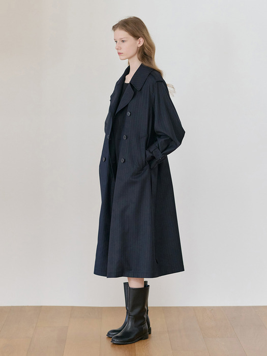 25SN double trench coat [NA/ST]