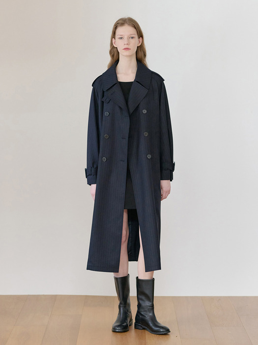 25SN double trench coat [NA/ST]
