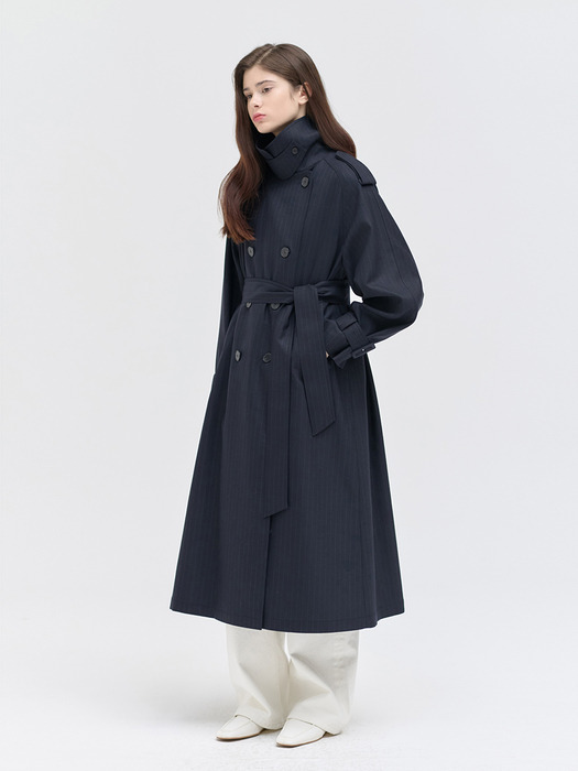 25SN double trench coat [NA/ST]