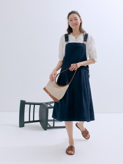 드파운드]bay net bag (shoulder) - brown (S)