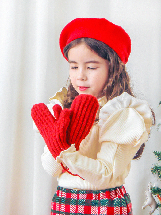 X22201 심플 벙어리 장갑