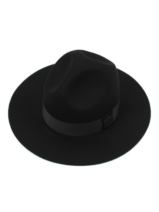 Line Black Wool Y Fedora 울페도라