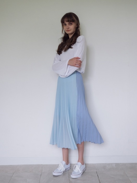 Dijon Pleats Skirt (2color)