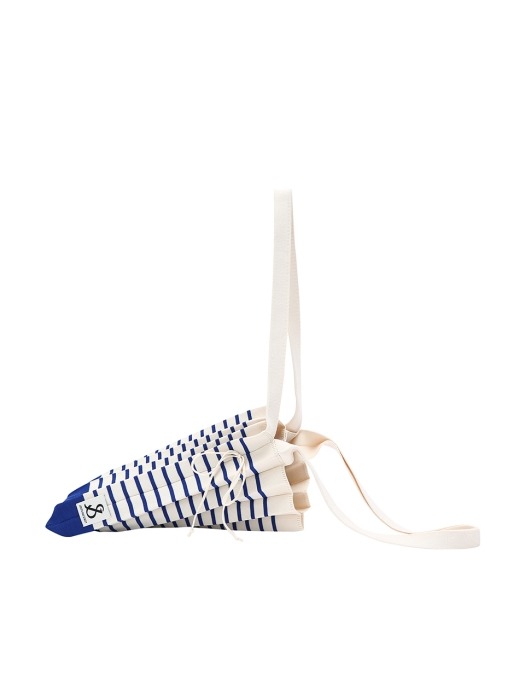 [단독] Lucky Pleats Knit M Stripe Royal Blue