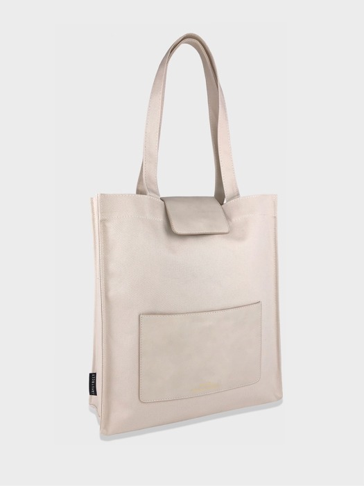 beige pocket bag