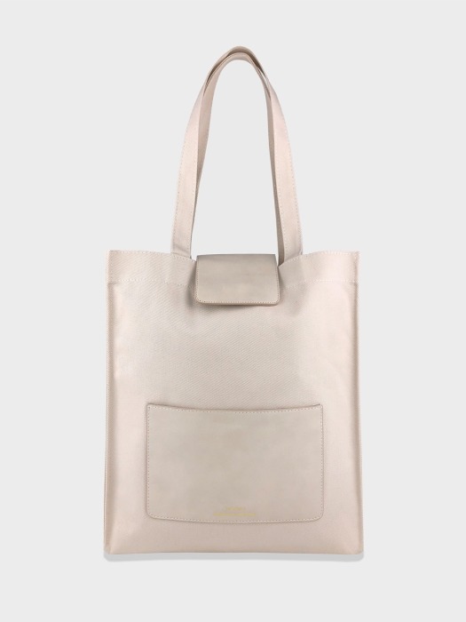 beige pocket bag