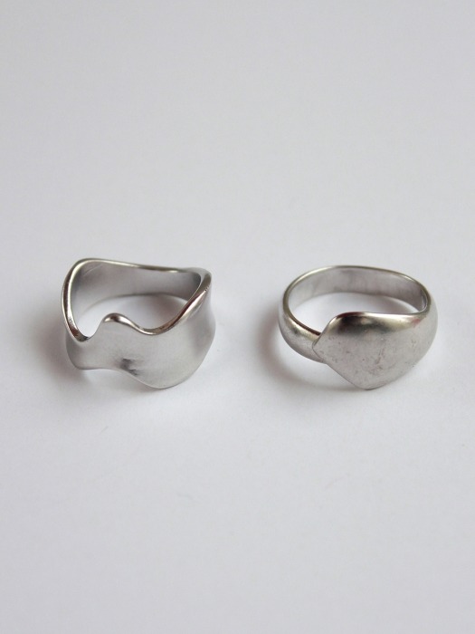 Lucy ring SET (Silver)
