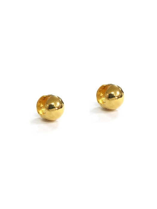 cl101 Signature Gold Ball Earring