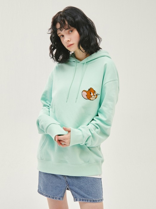 [SS20 Stereo & Jerry] Boucle Face Hoodie(Mint)
