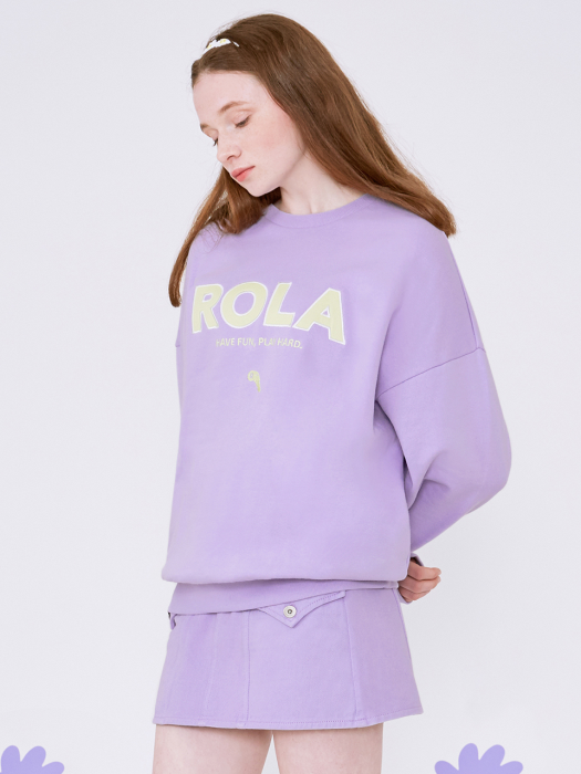 (TS-20102) ROLA SIGNATURE SWEATSHIRT LAVENDER