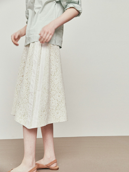 ellie lace skirt_white