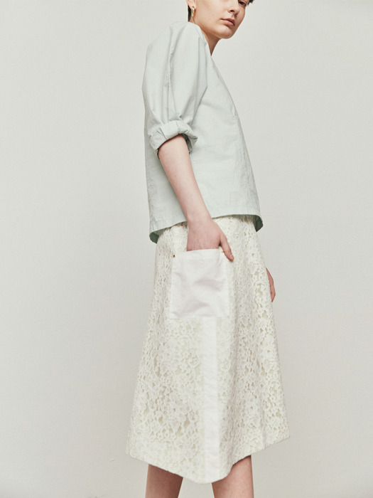 ellie lace skirt_white