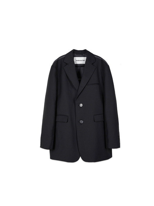 NEW DADDY CLASSIC WOOL SINGLE JACKET awa257u(BLACK)